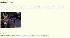 Desktop Screenshot of bankruptcydog.com