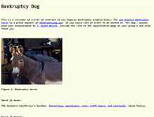 Tablet Screenshot of bankruptcydog.com